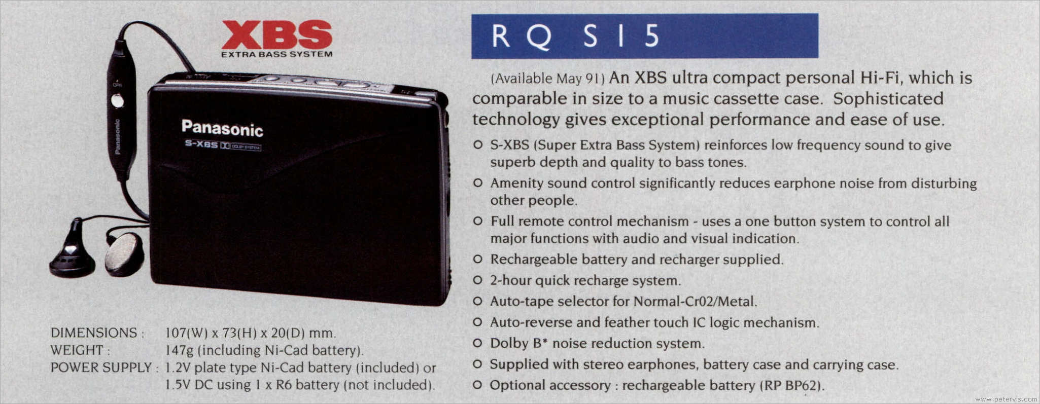 Panasonic RQ-S15