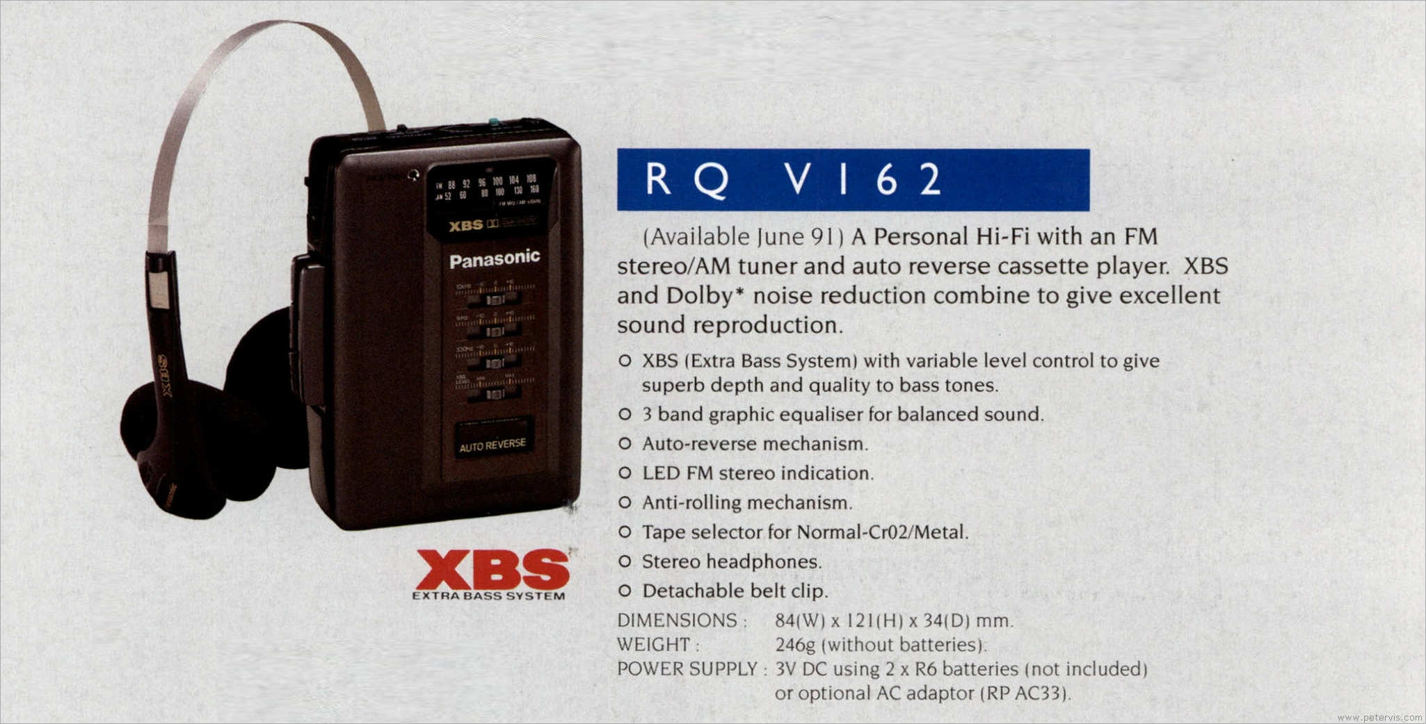 Panasonic RQ-V162