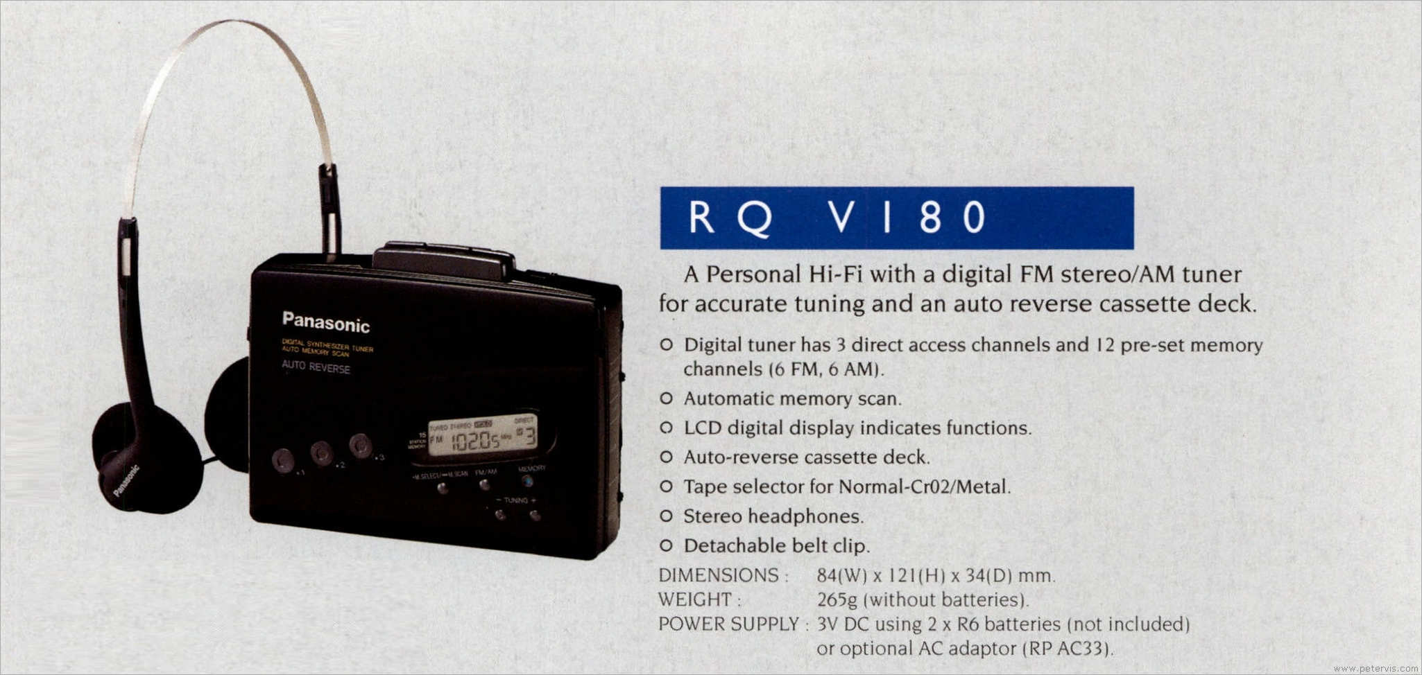 Panasonic RQ-V180