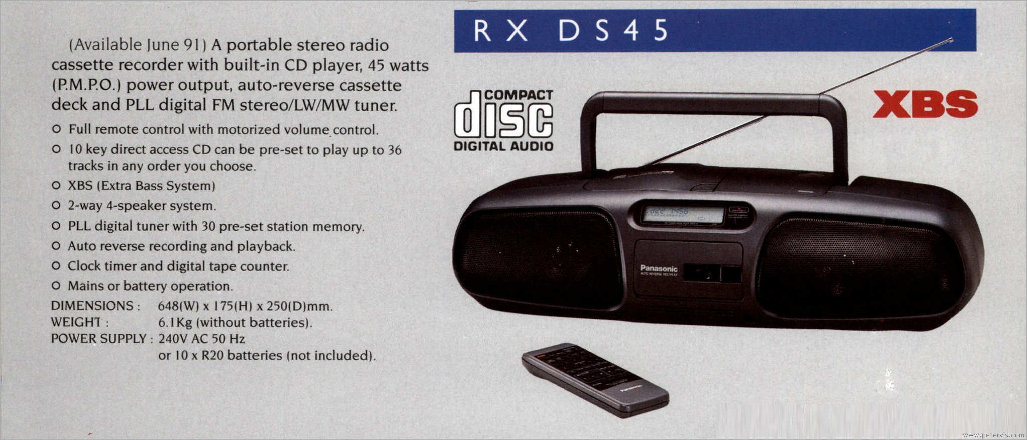 Panasonic RX-DS45