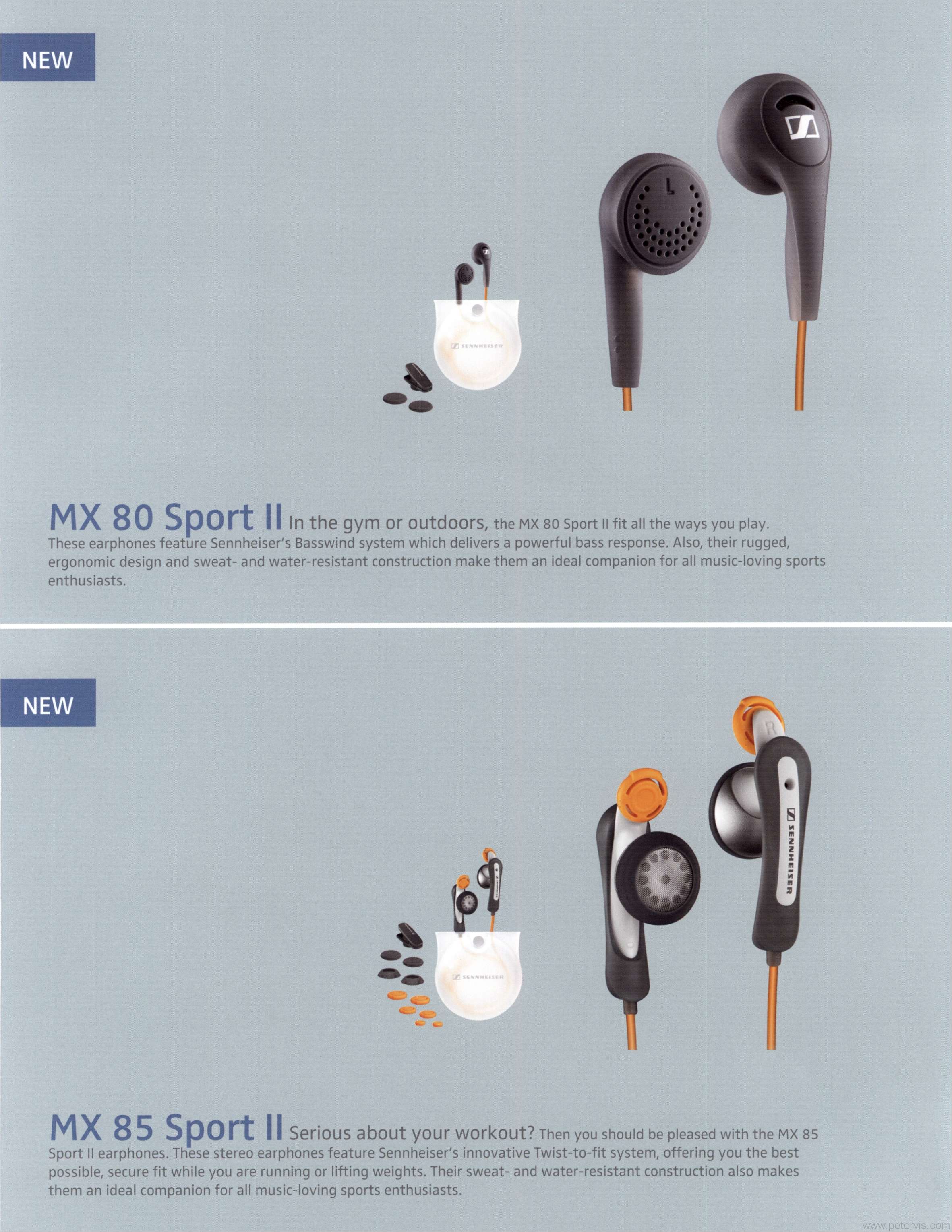 MX 80 SPORT II AND MX 85 SPORT II