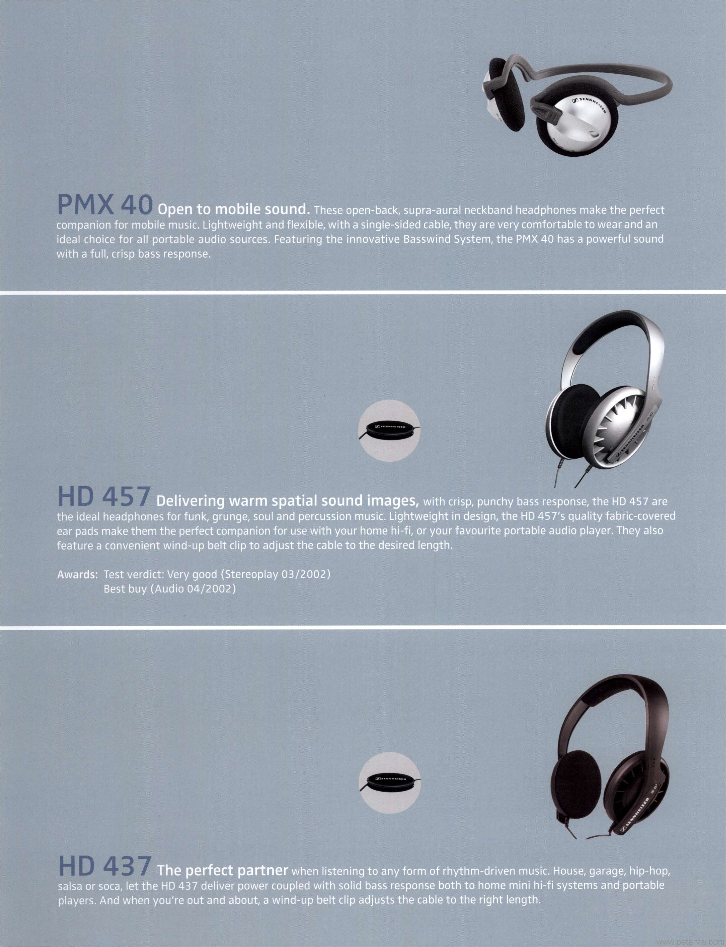 PMX 40 AND HD 457 AND HD 437