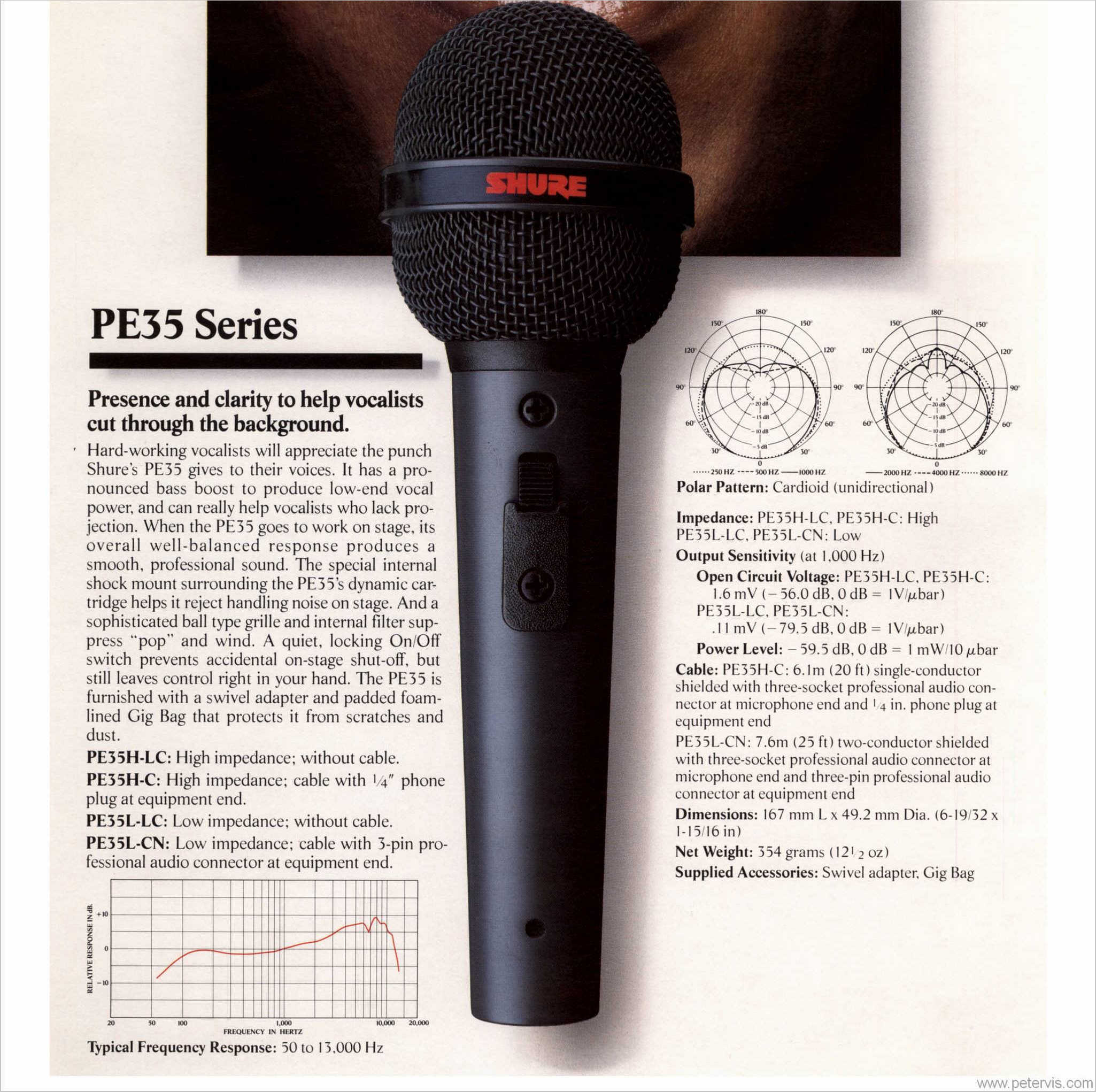 Shure PE35 Series