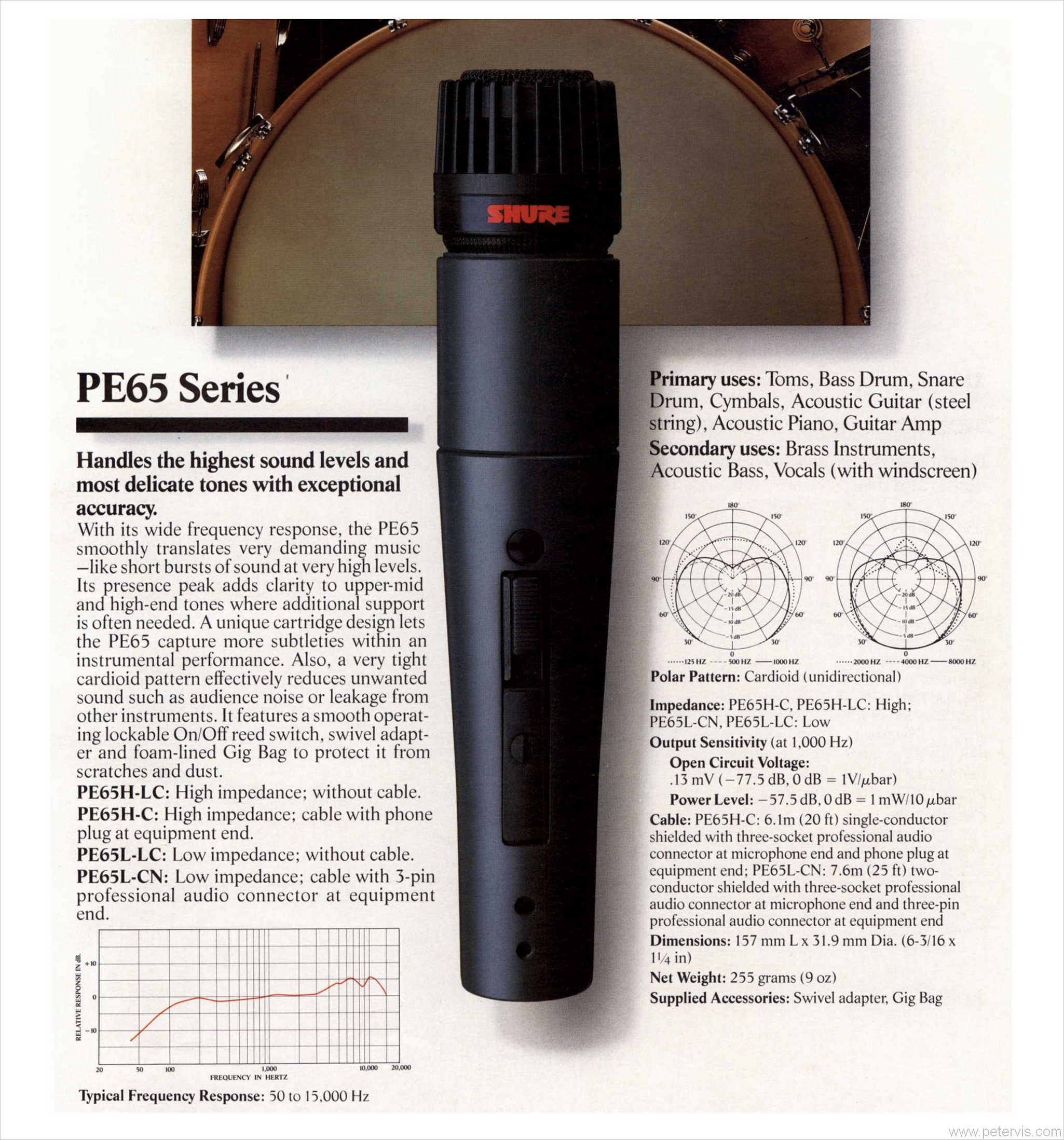 Shure PE65 Series