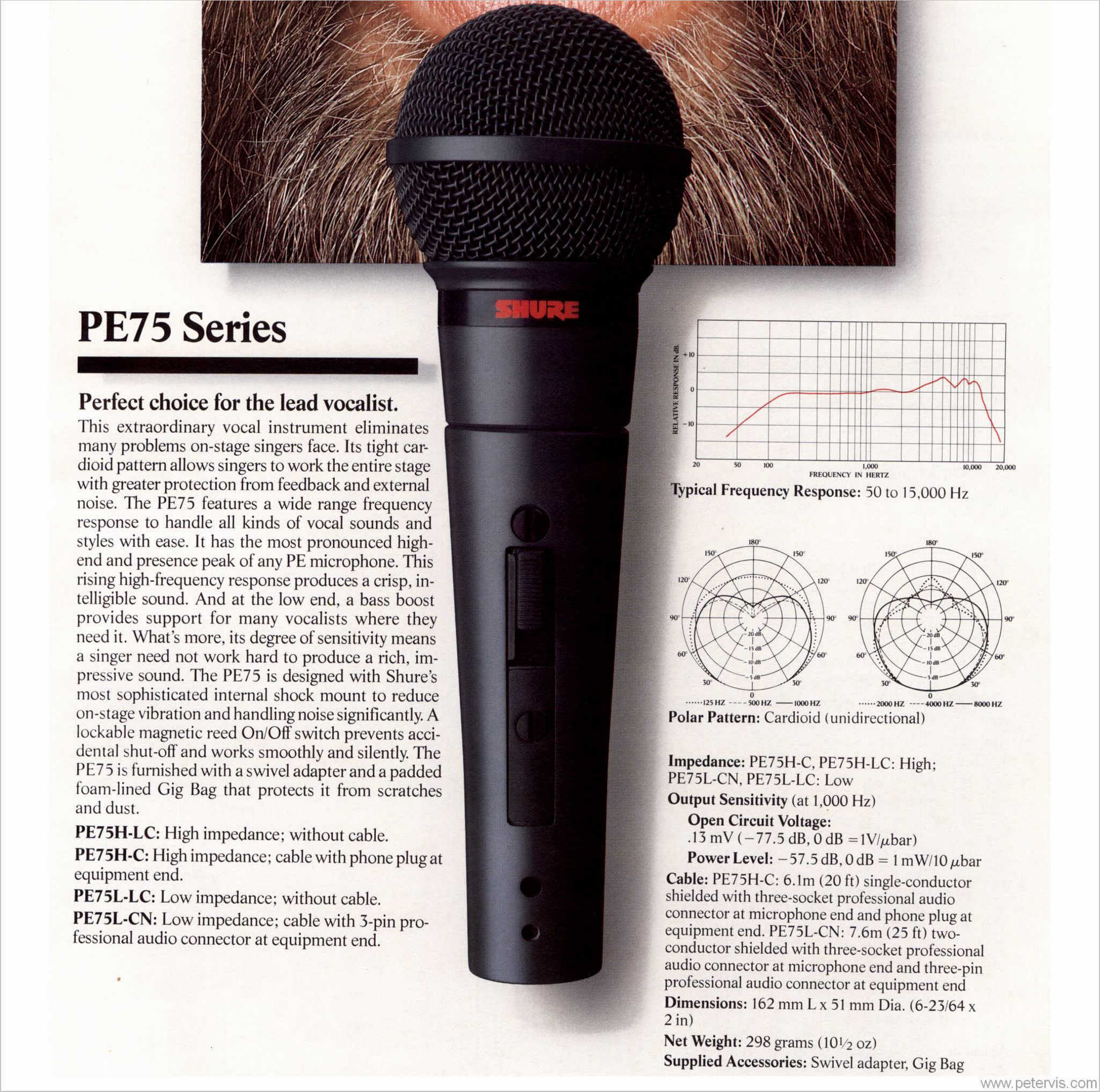 Shure PE75 Series