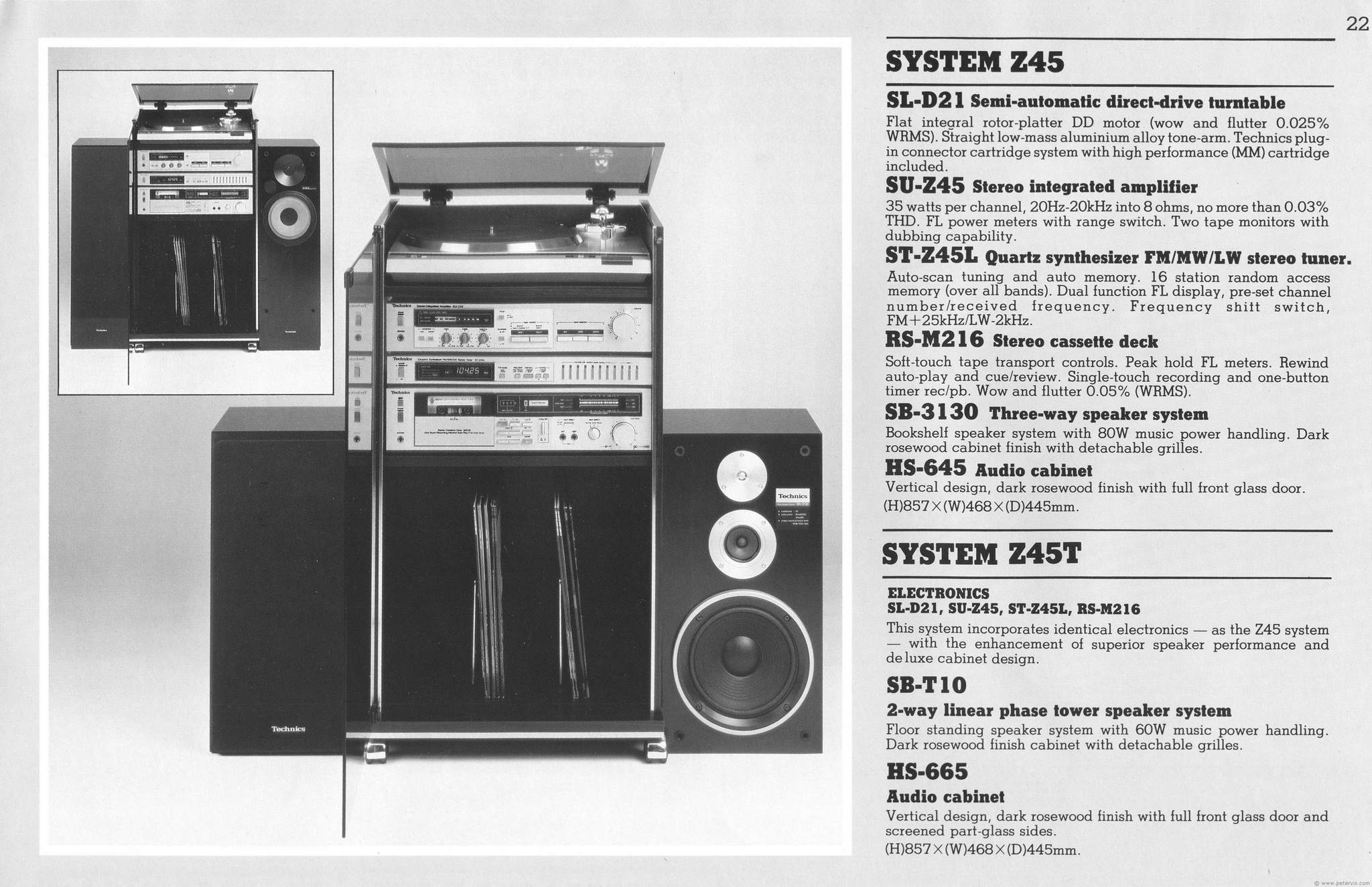 System Z45 and System Z45T