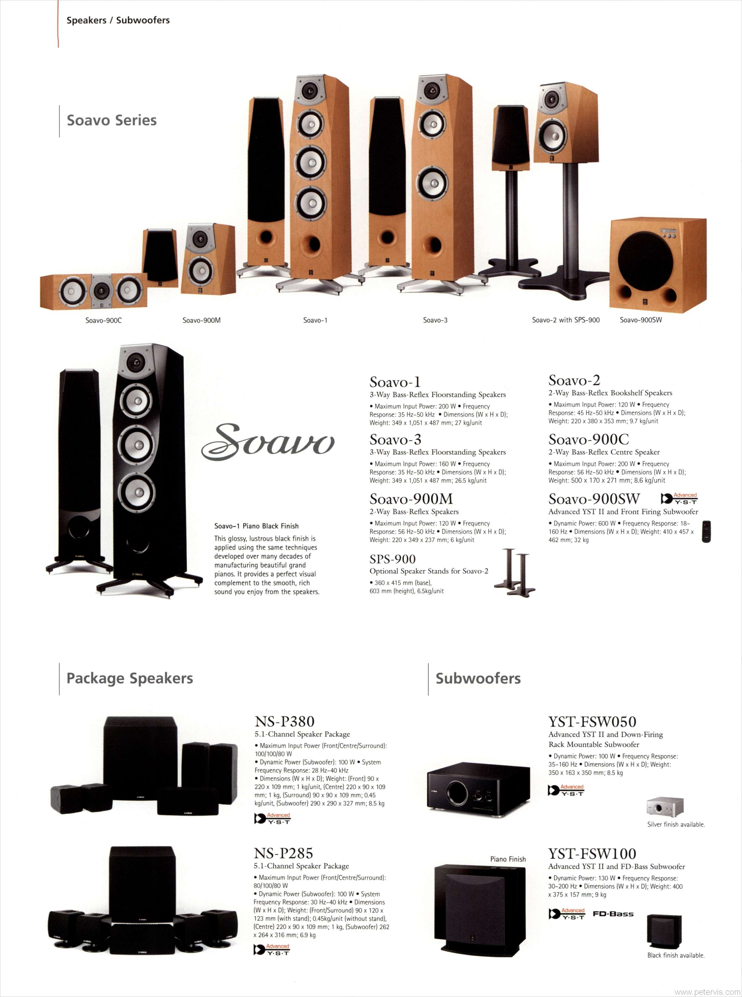 Yamaha SOAVO Loudspeaker Range