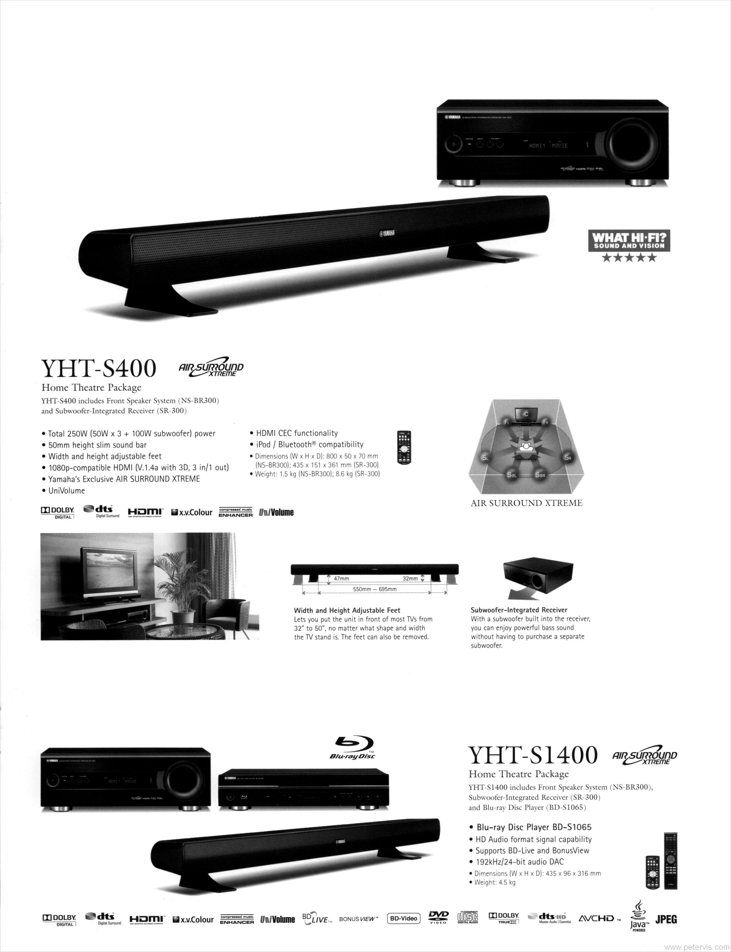 YHT-S400 and YHT-S1400