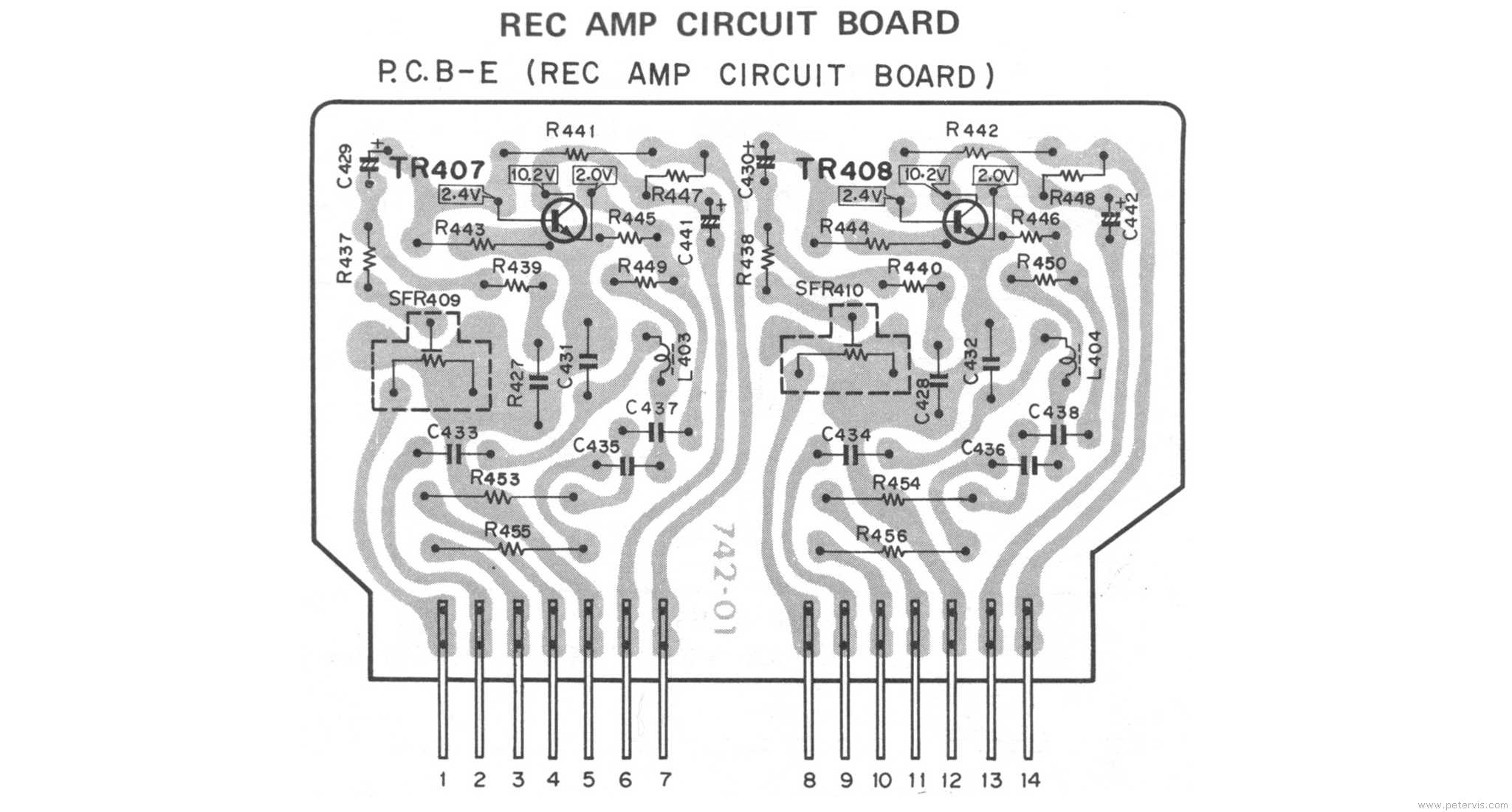 REC Amp PCB