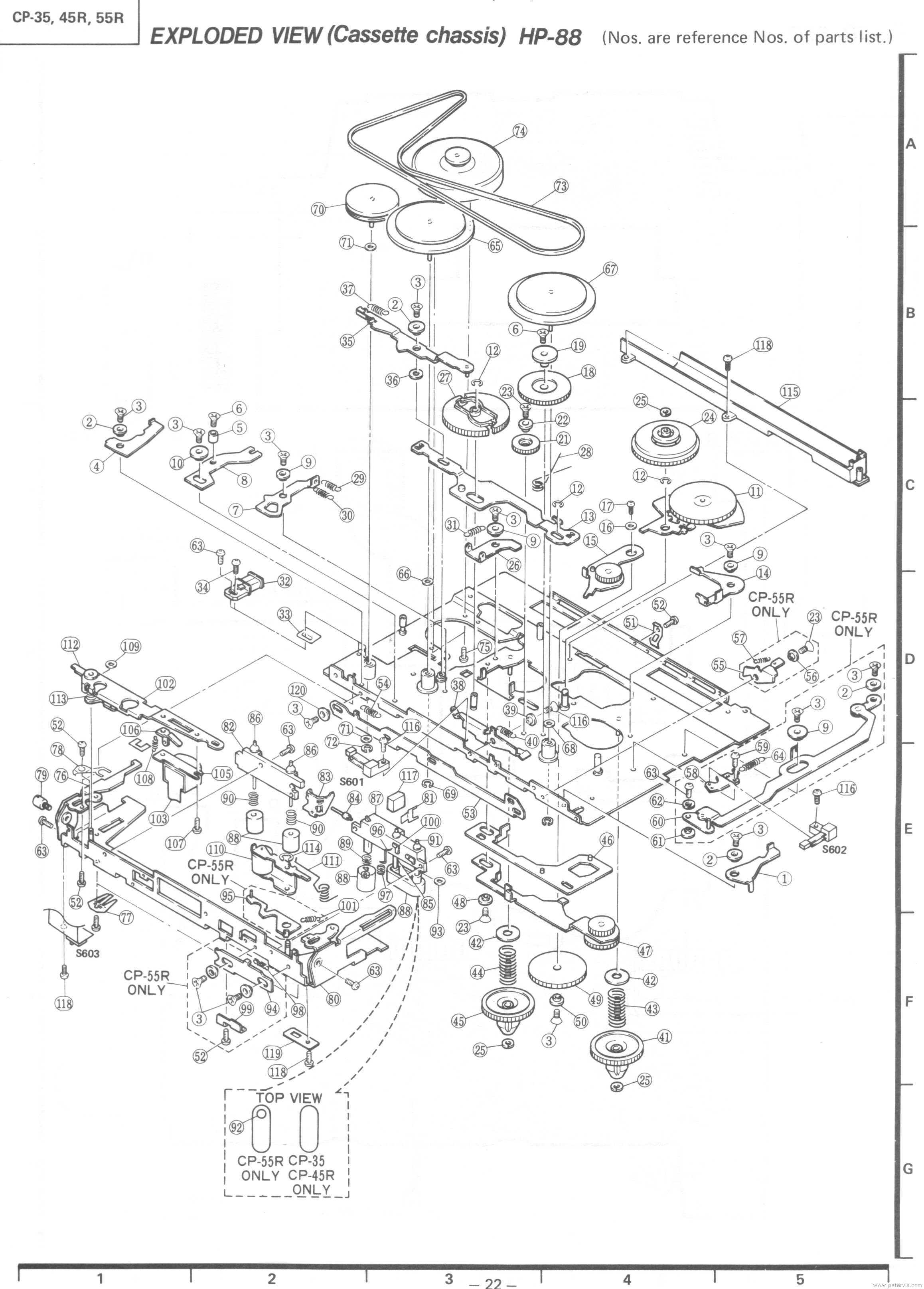 HP-88 Mechanism Assembly