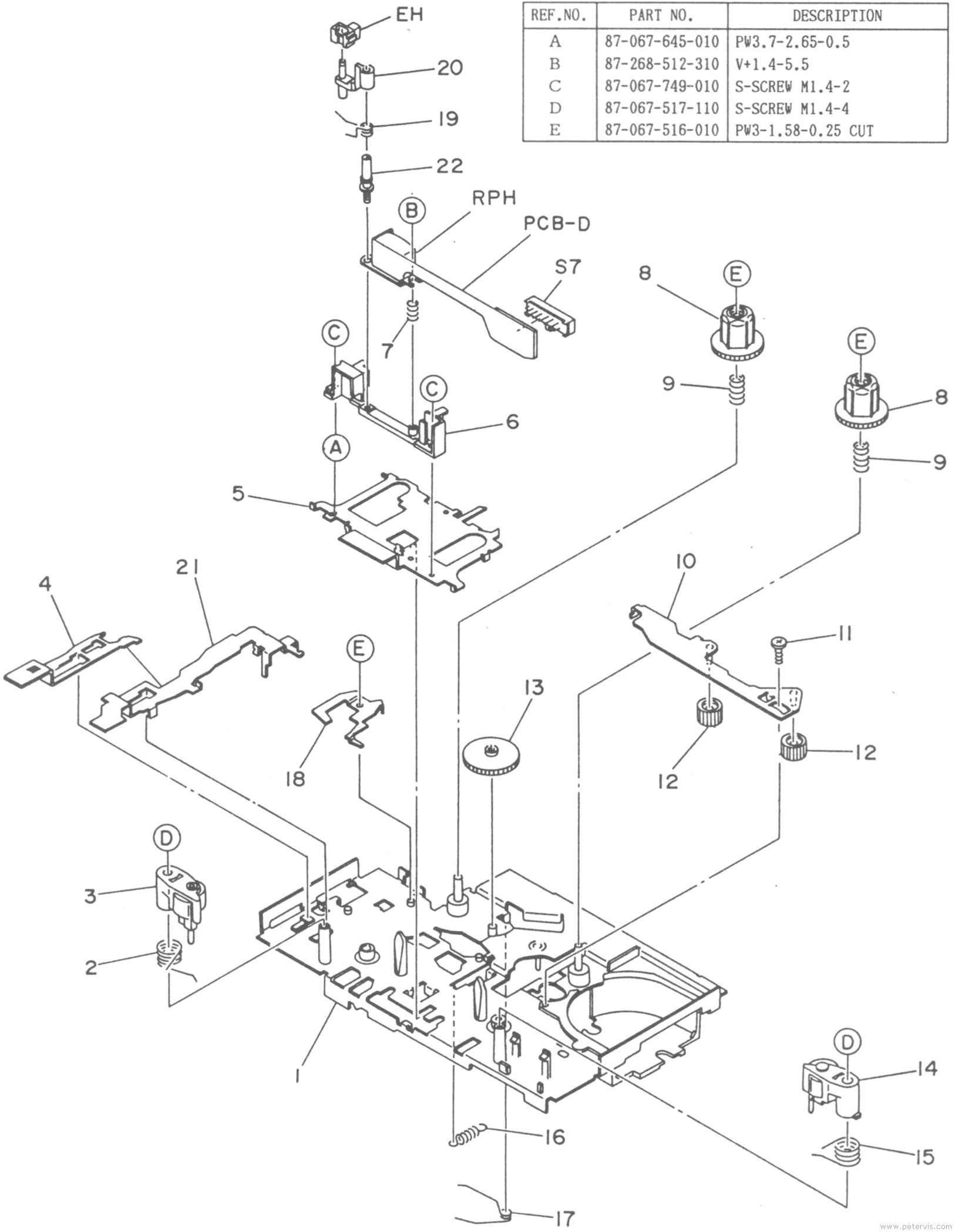 Deck Mechanism Assembly