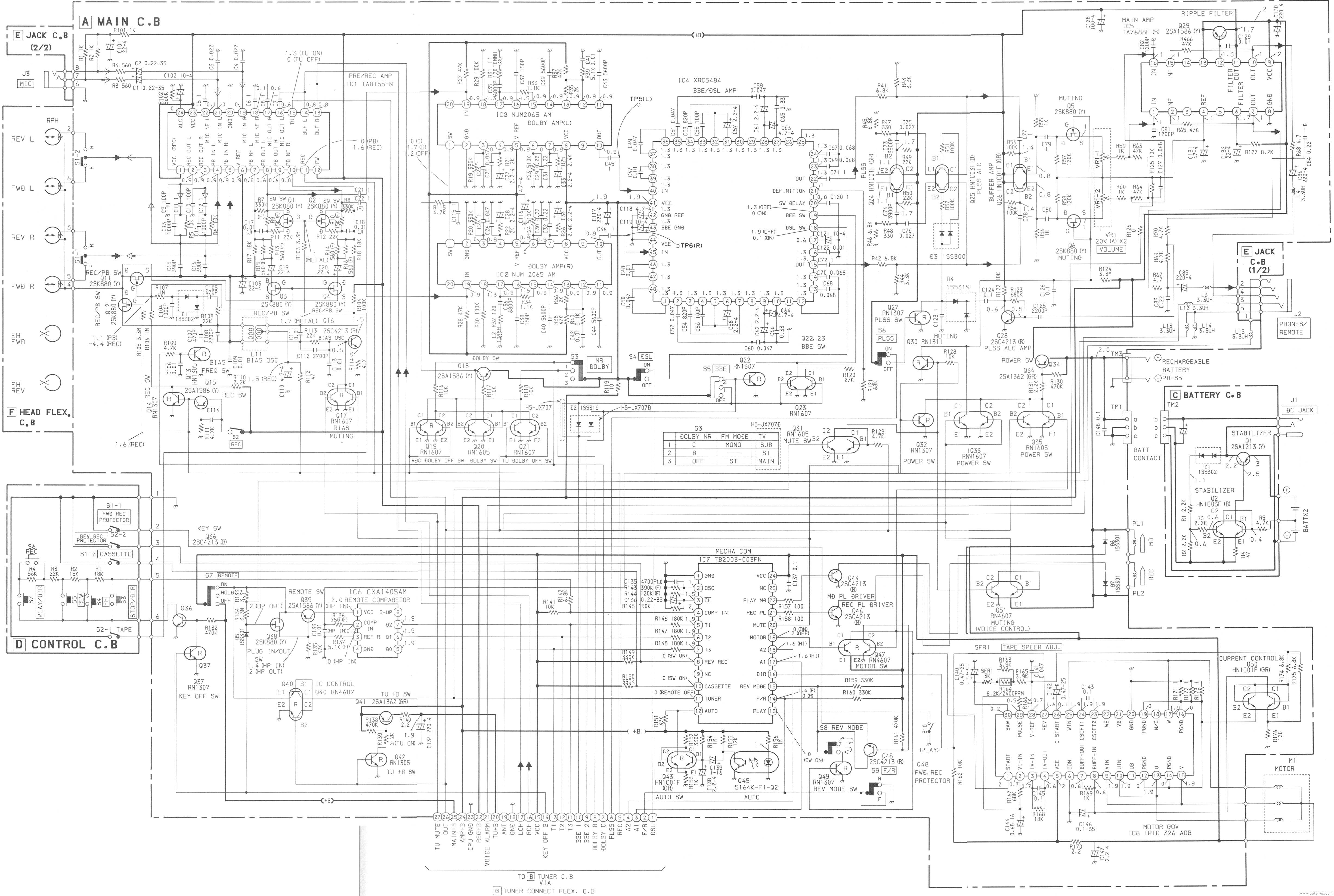 Main Audio Circuit Diagram