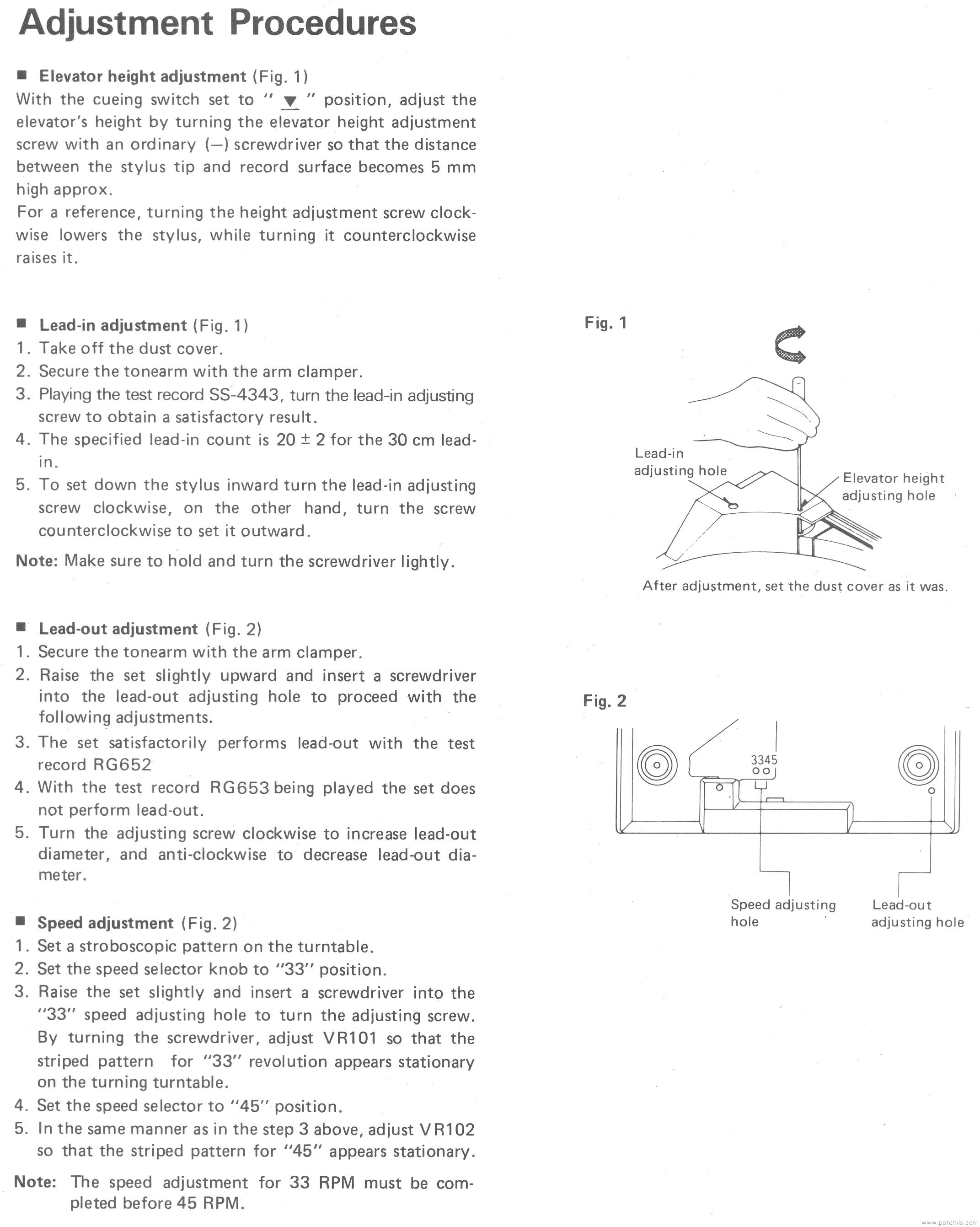 Tonearm and Speed