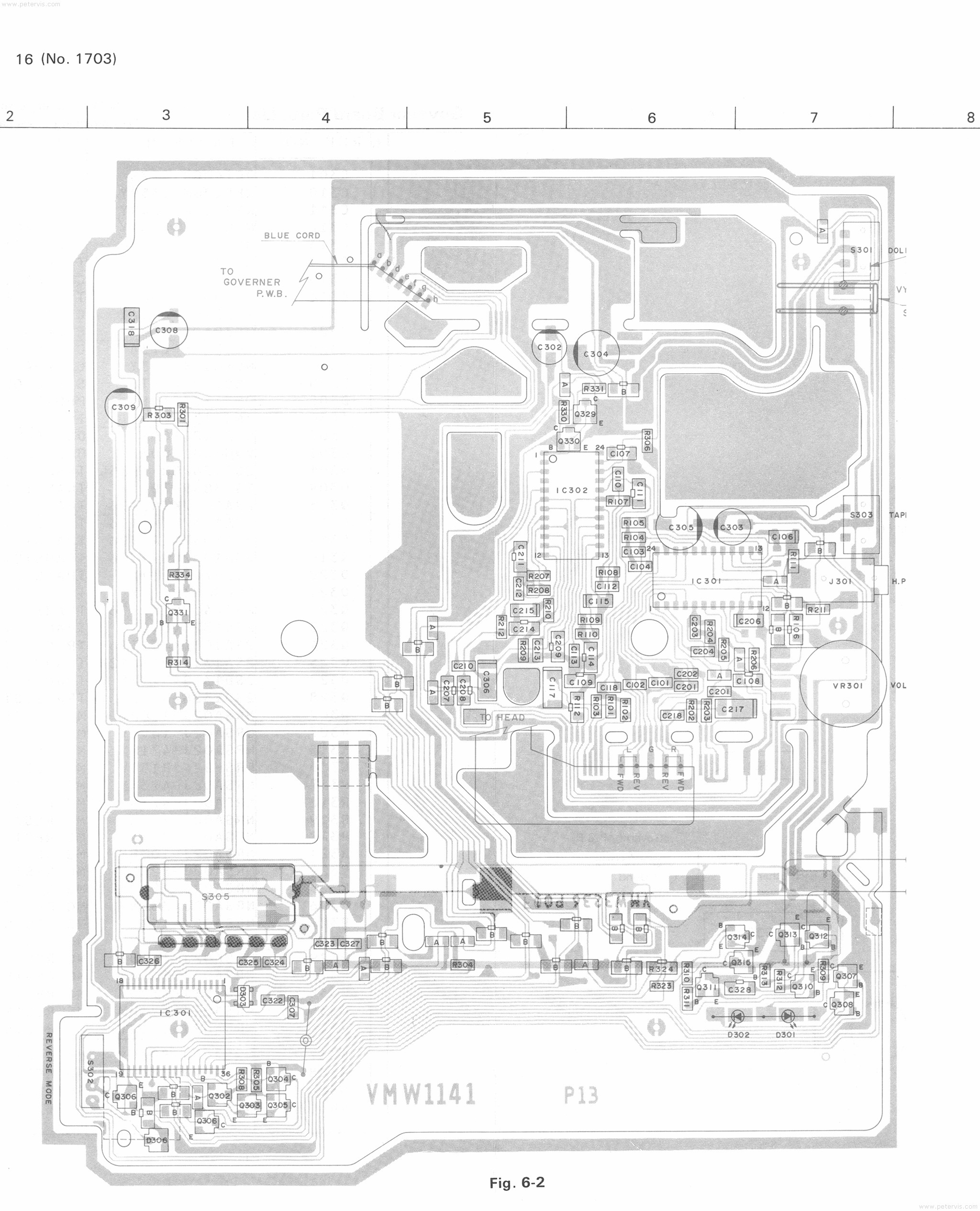 JVC CX-7K Main Board PCB