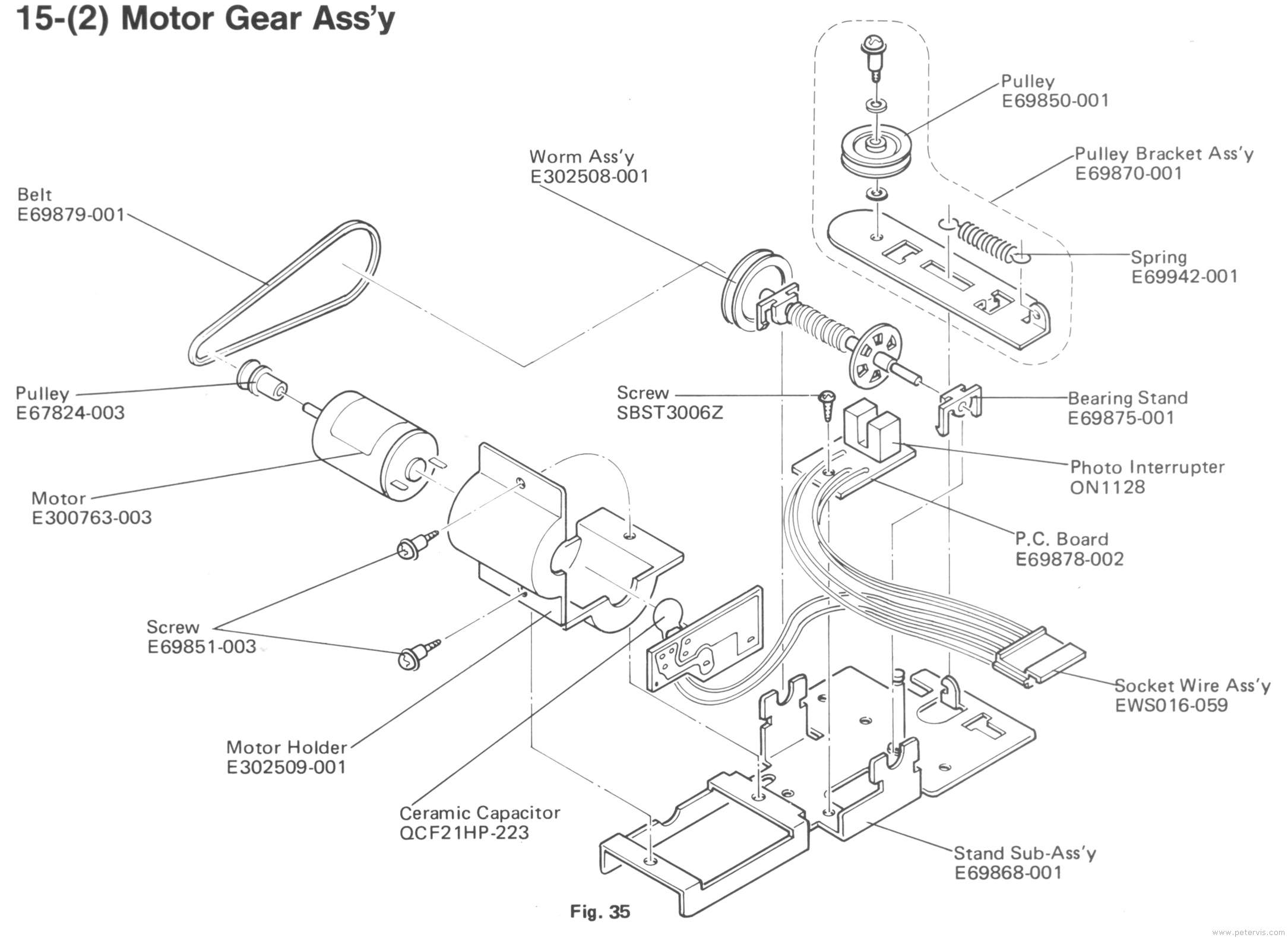 Motor Gear Assembly