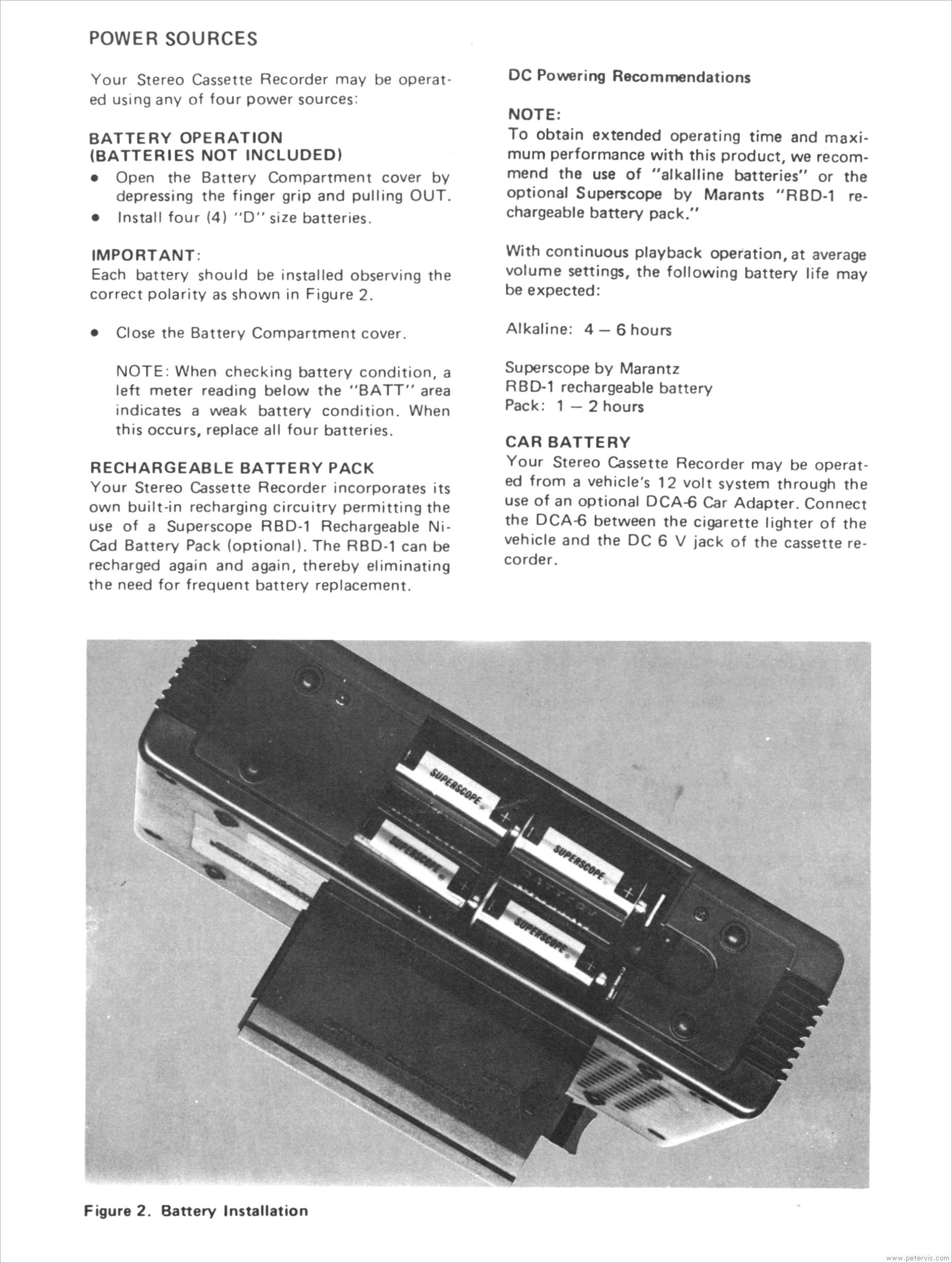 Battery and Power Sources