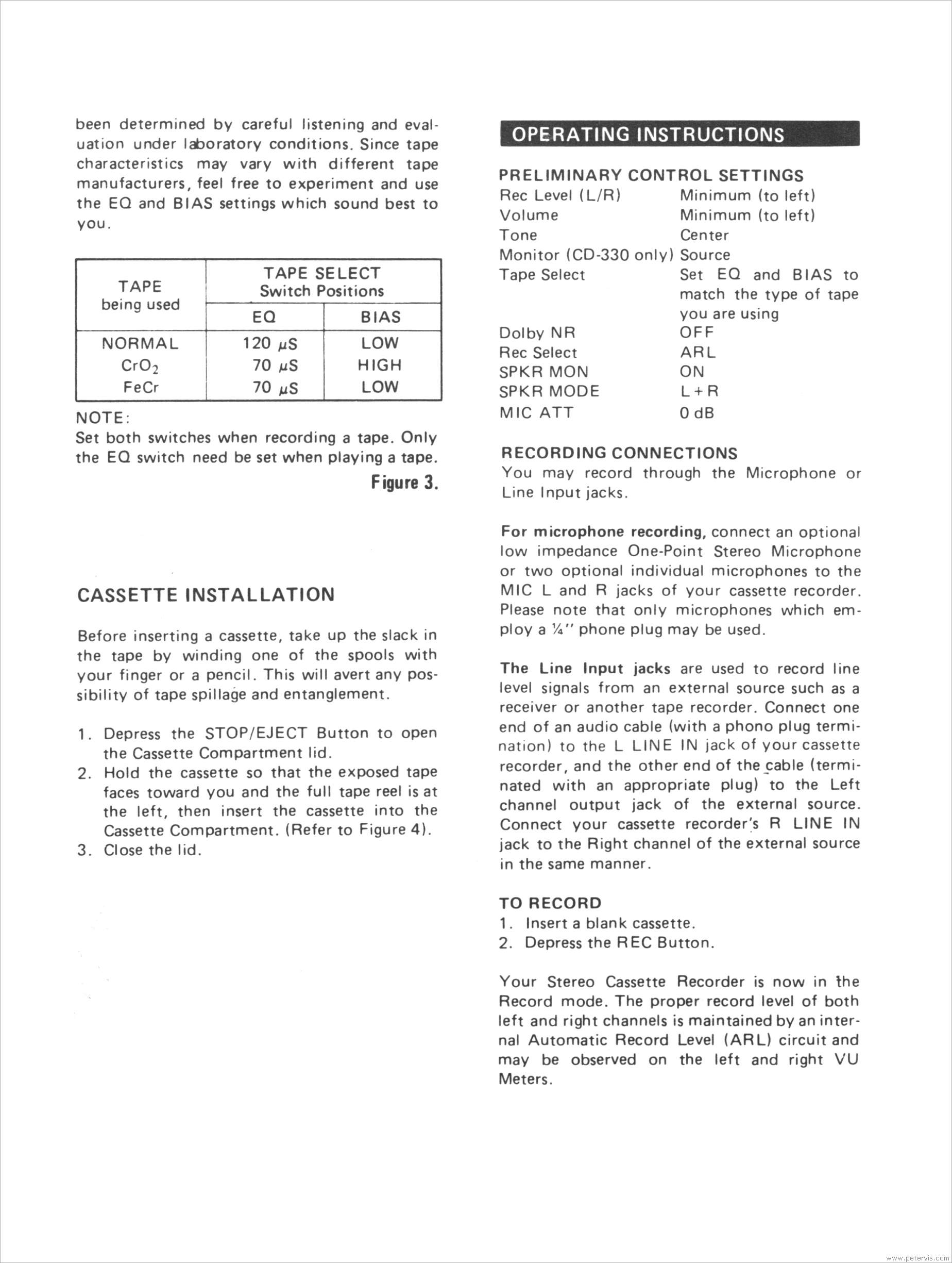 Operating Instructions