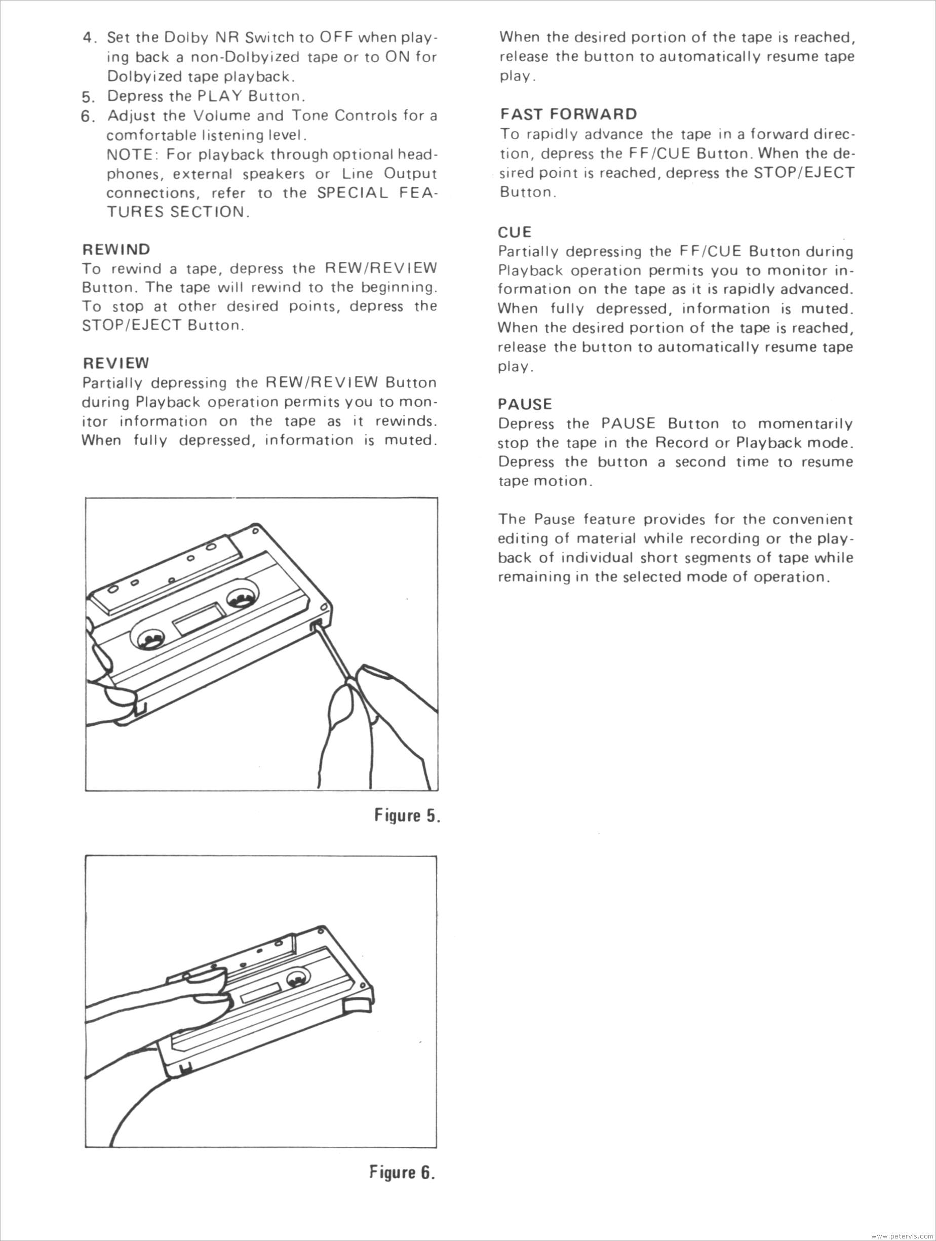 Using Basic Tape Controls