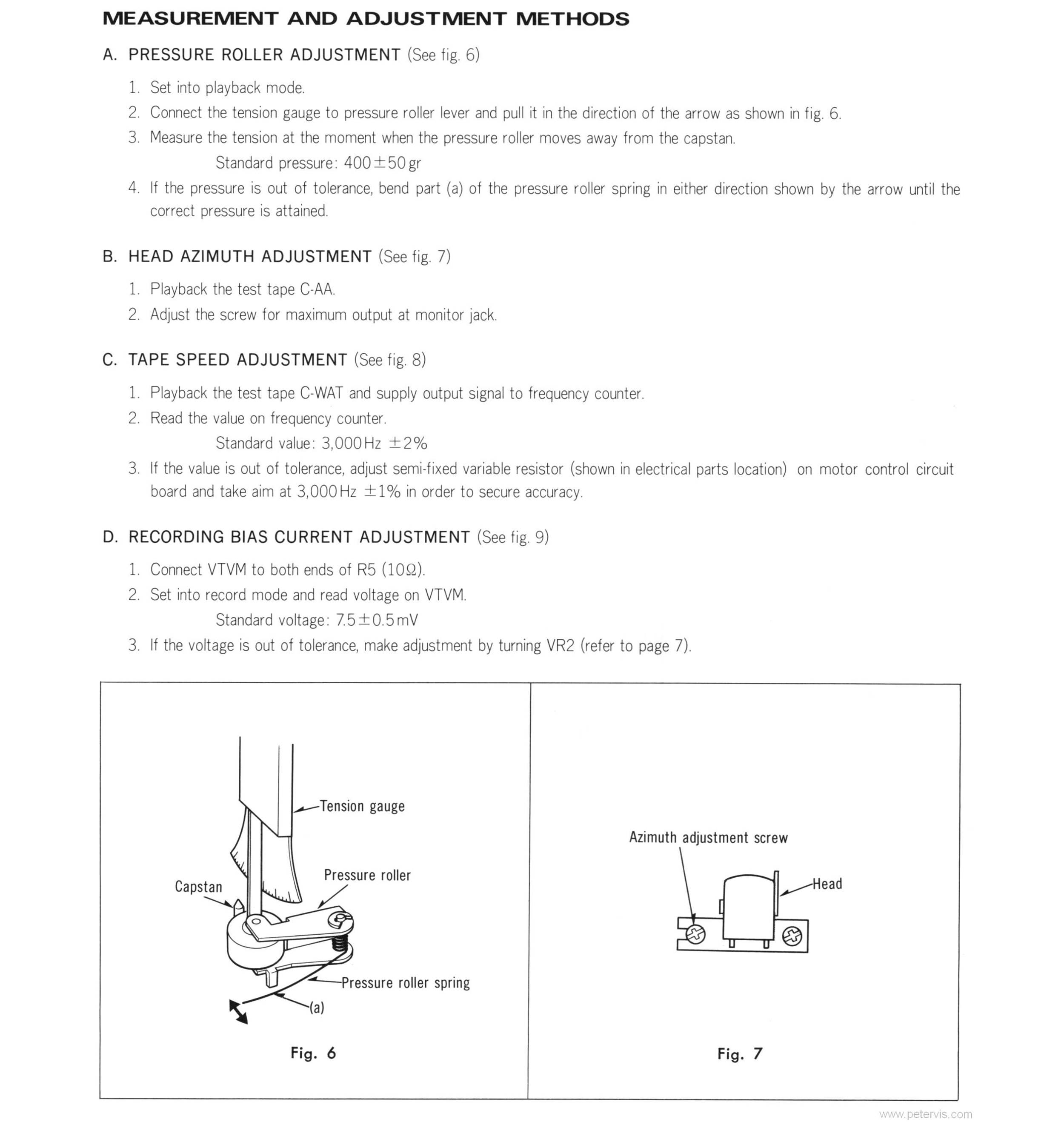 Mechanical Adjustments