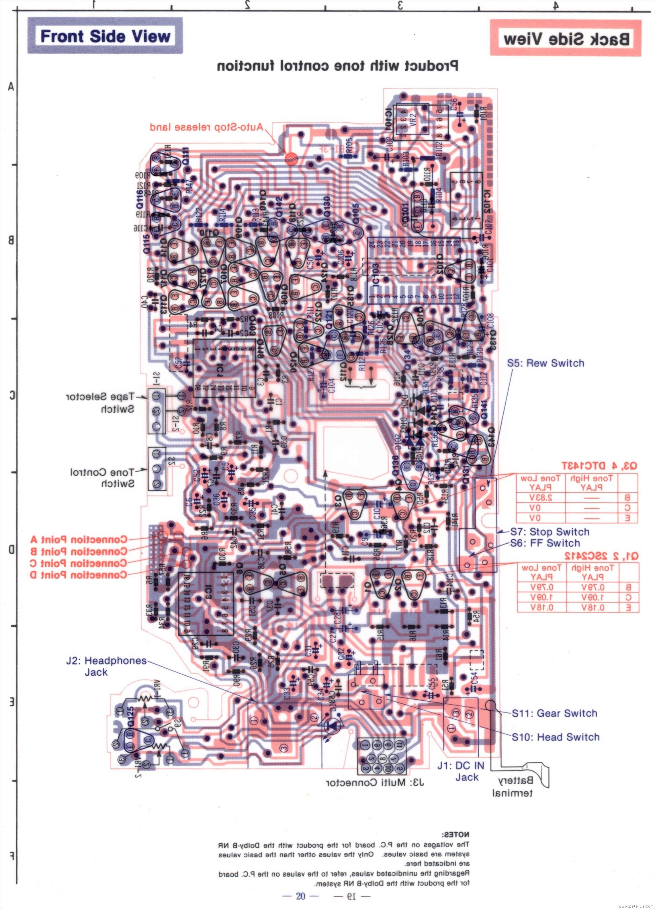 PCB Front View