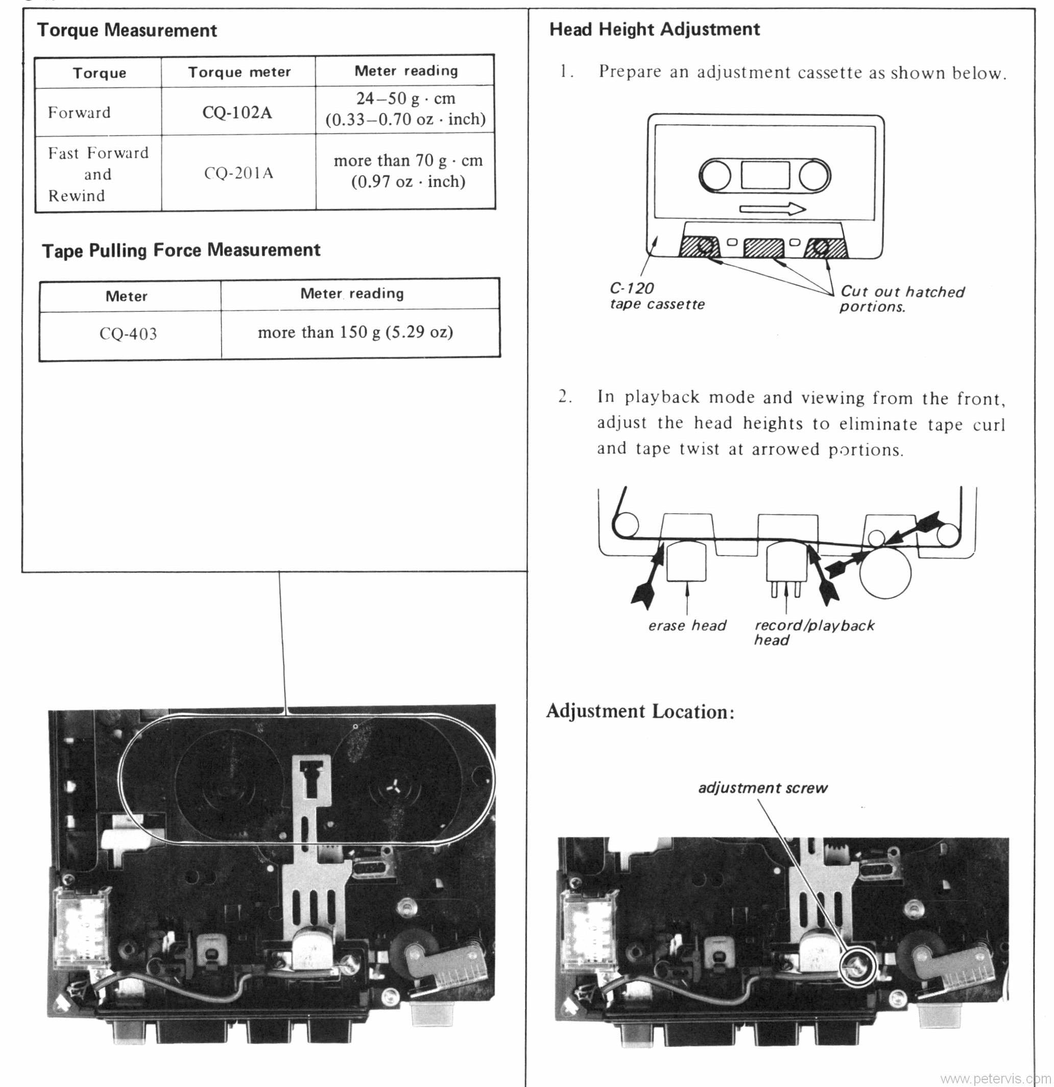 Mechanical Adjustments