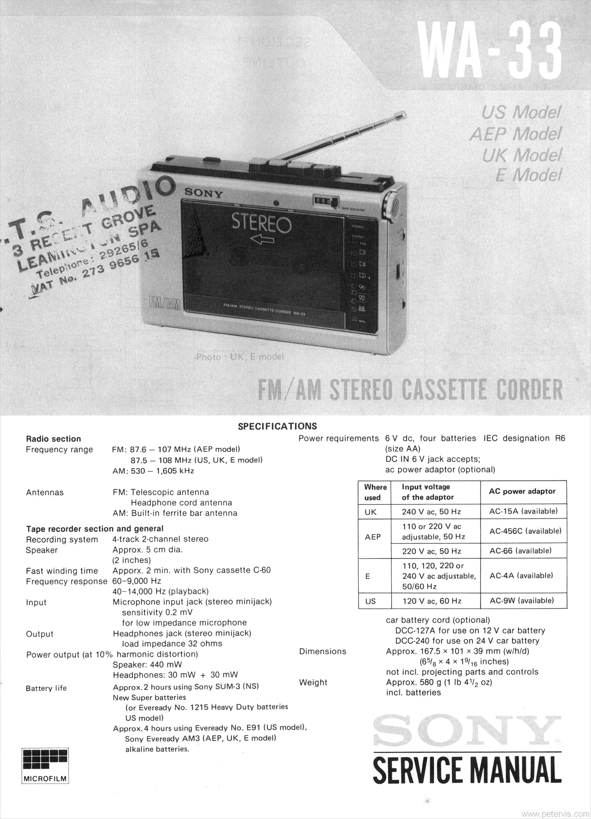 Service Manual