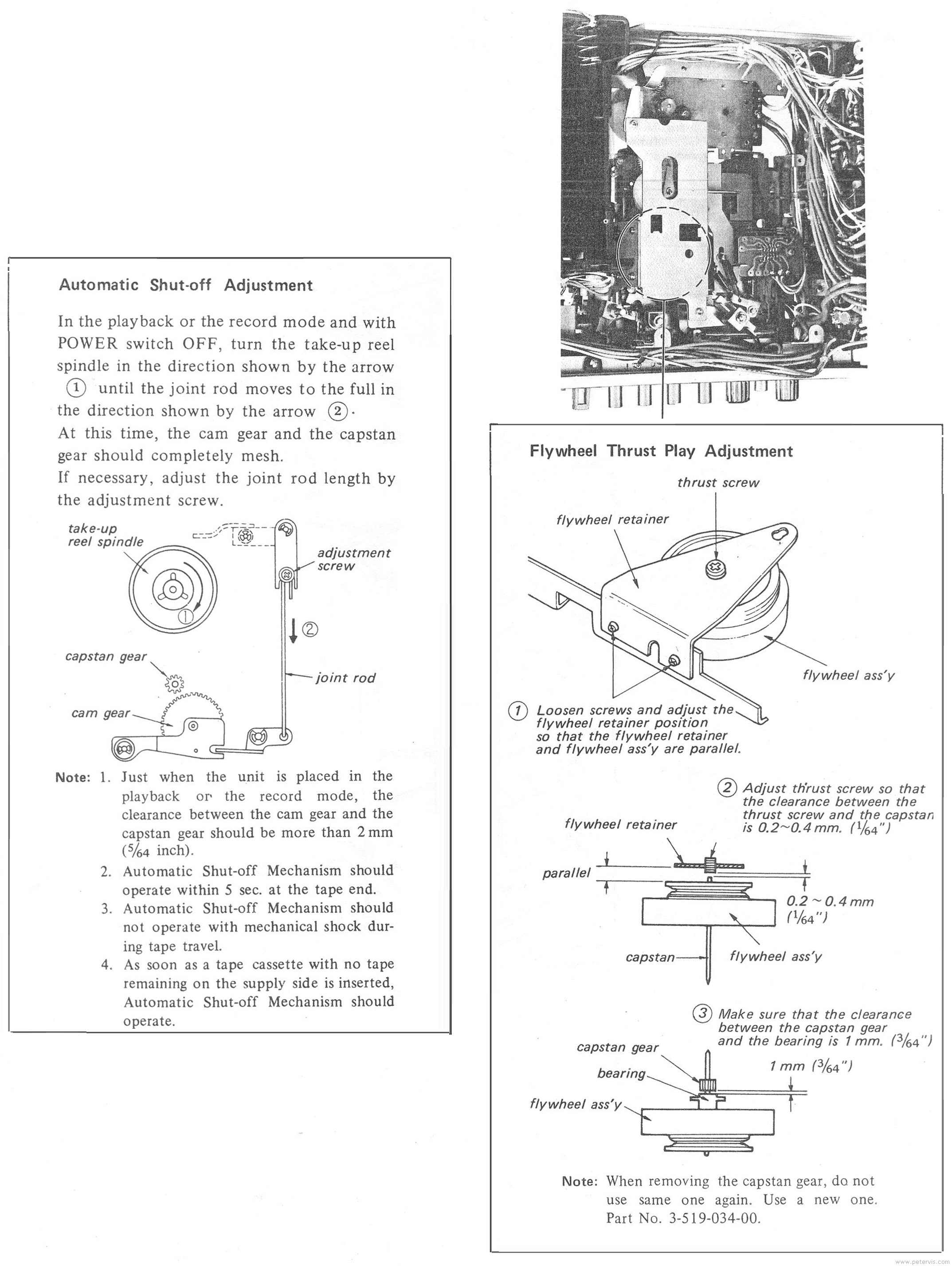 Auto Shut-off Adjustment