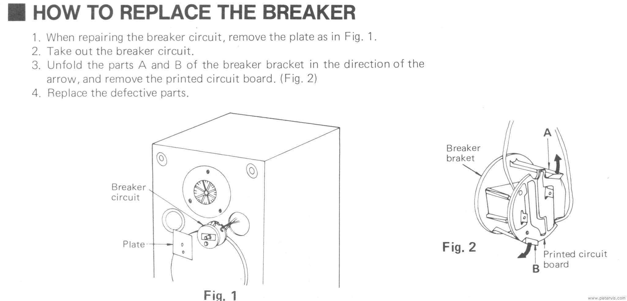 How to repair the breaker