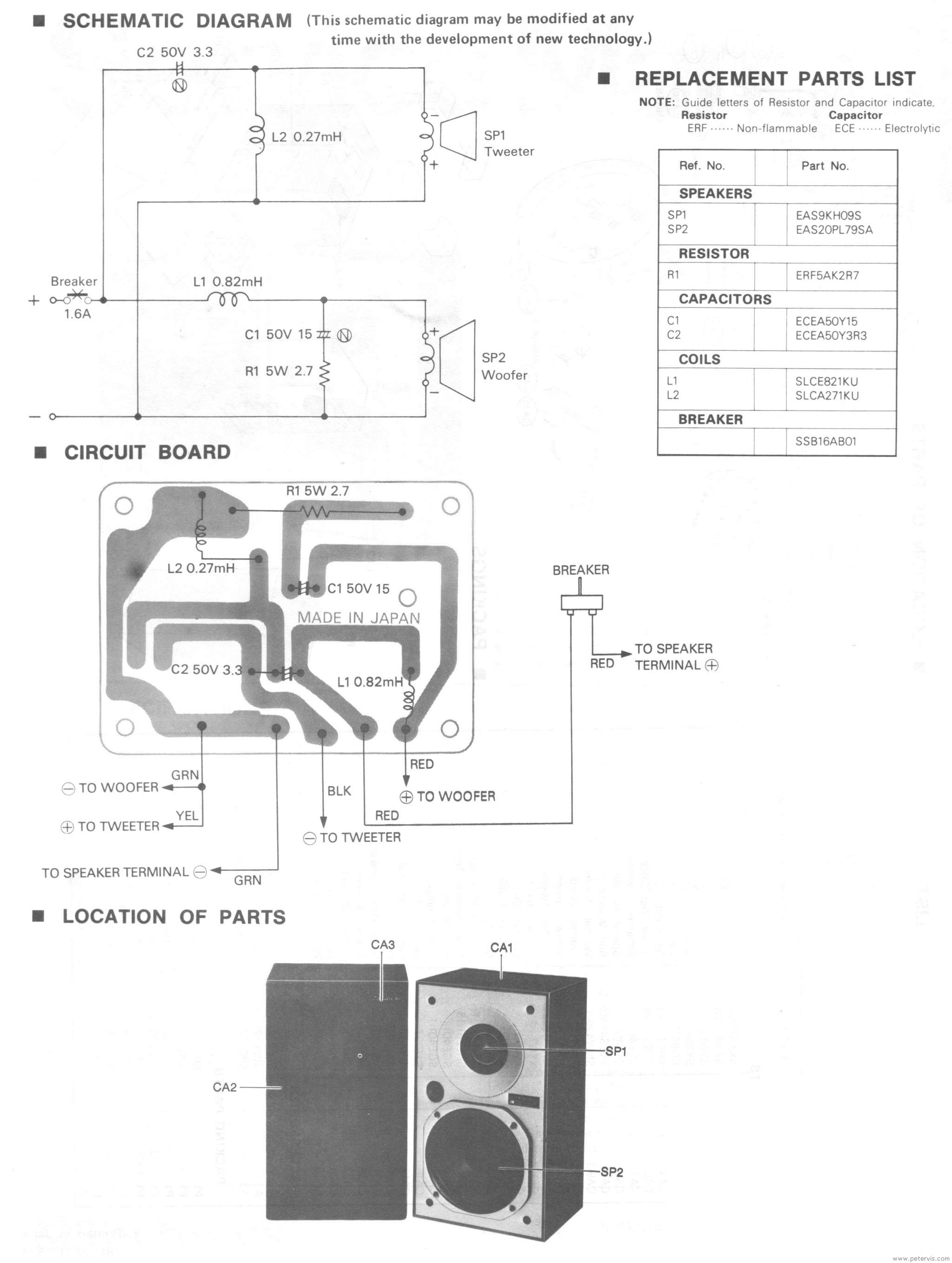 Crossover Circuit Diagram