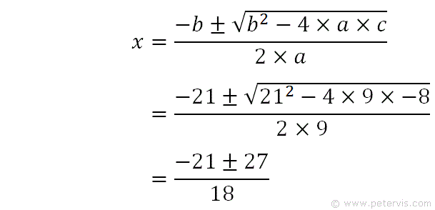 Solving Quadratic Equation