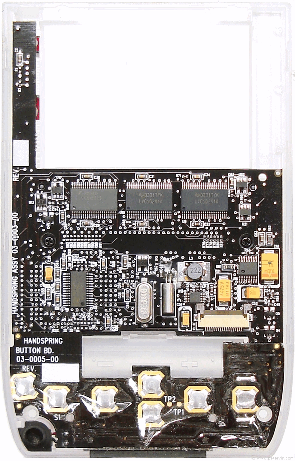 Handspring Visor Deluxe Inside View Large Image