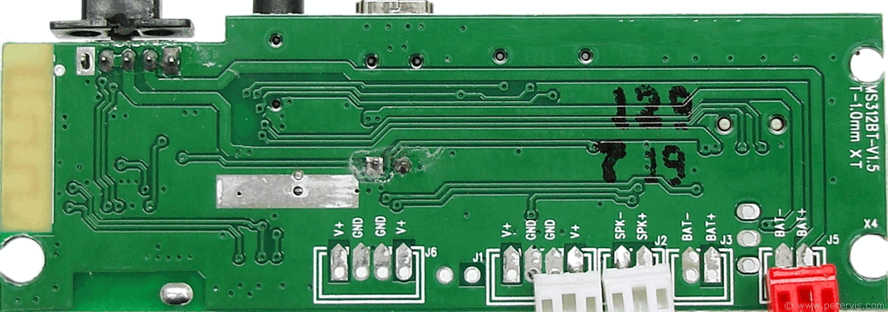 Red Battery Socket -- PCB