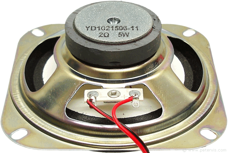 2-ohms, 5-W speaker