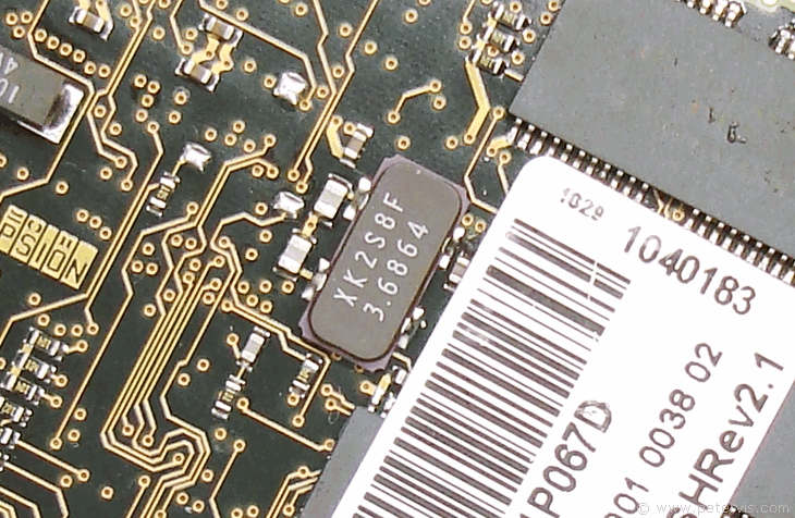 3.6864 MHz Oscillator Crystal