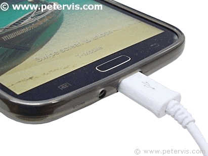 How to charge the Samsung Galaxy Mega.