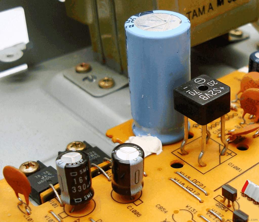 Bridge Rectifier and Capacitor