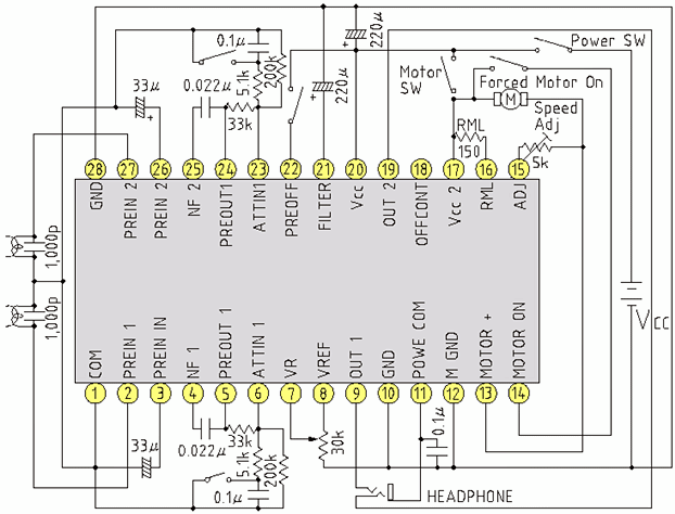 LAG668F Circuit Diagram