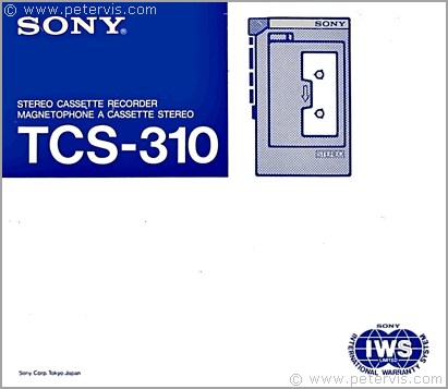 Sony TCS-310 Box and Packaging