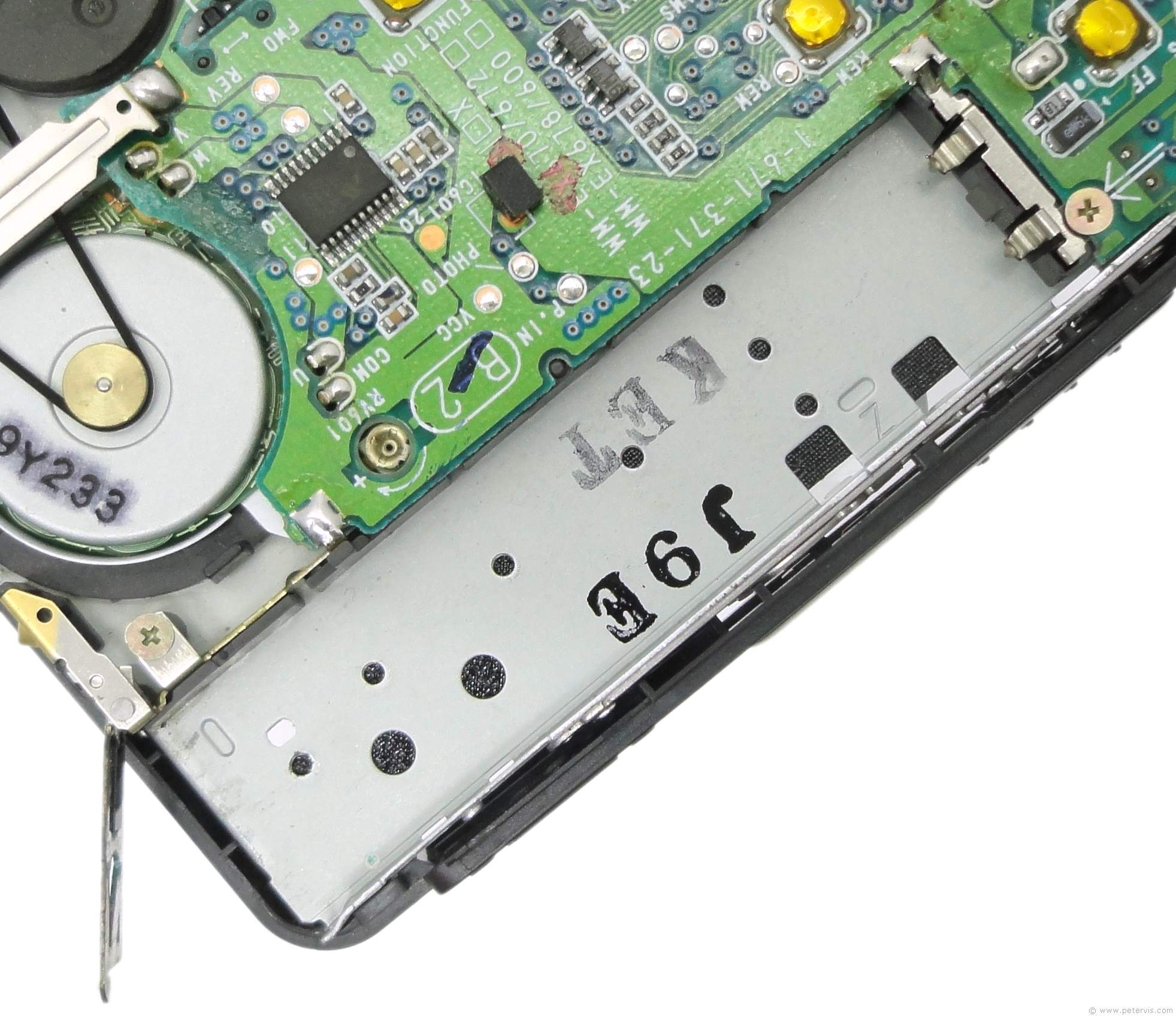 Battery Compartment Plan View