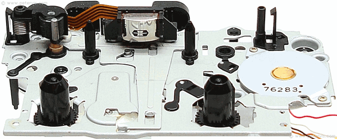 Sony WM-FX251 Audio Head and Tape Mechanism